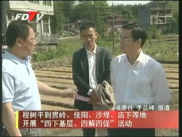 程樹平到貫嶺、佳陽、沙埕、店下等地開展“四下基層、四解四促”活動