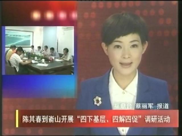 陳其春到崳山開展“四下基層、四解四促”調(diào)研活動
