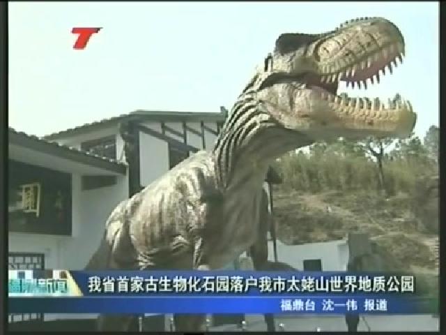 我省首家古生物化石園落戶(hù)我市太姥山世界地質(zhì)公園
