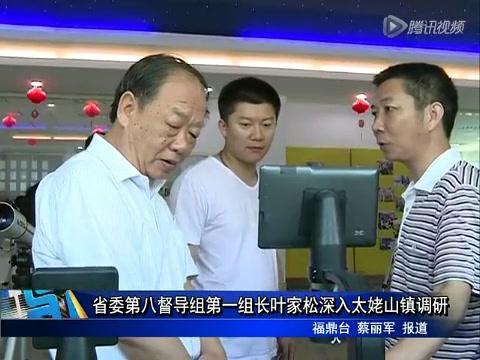 省委第八督導組第一組長葉家松深入太姥山鎮調研