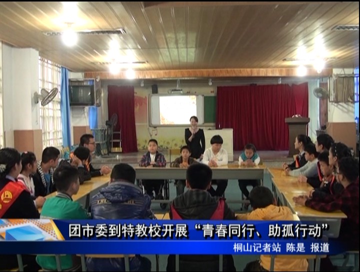 團(tuán)市委到特教校開展“青春同行、助孤行動(dòng)”