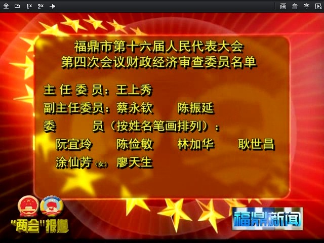 市十六屆人大四次會議財政經濟審查委員會名單