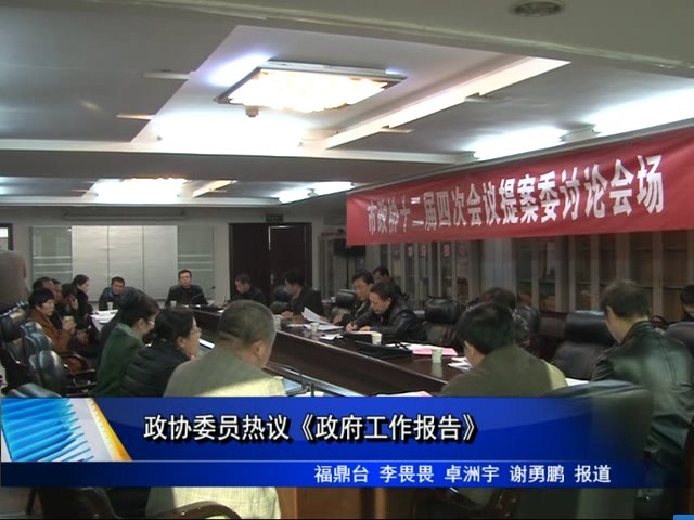 政協委員熱議《政府工作報告》