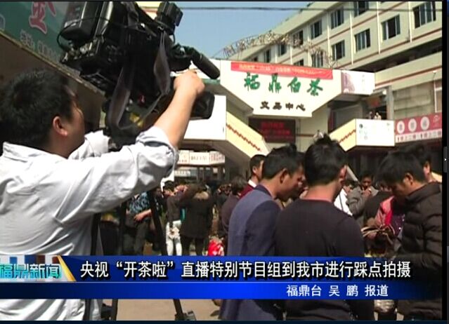 央視“開茶啦”直播特別節目組到我市進行踩點拍攝