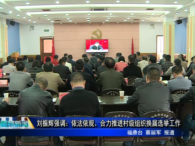 劉振輝強(qiáng)調(diào)：依法依規(guī)、合力推進(jìn)村級(jí)組織換屆選舉工作