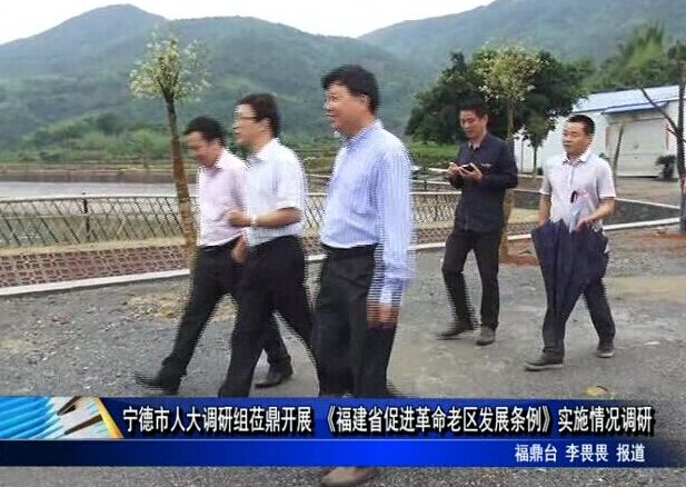 寧德市人大調研組蒞鼎開展 《福建省促進革命老區發展條例》實施情況調研