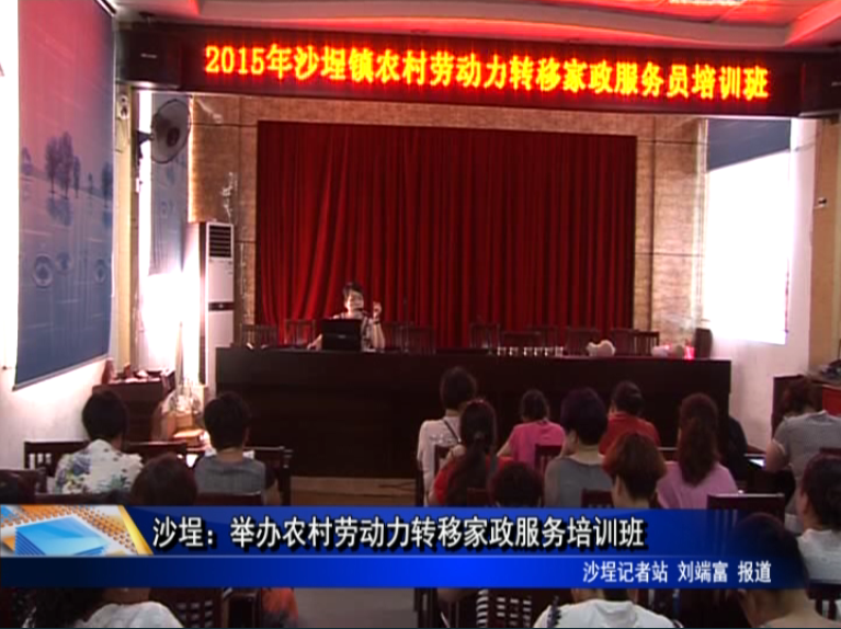 沙埕：舉辦農村勞動力轉移家政服務培訓班
