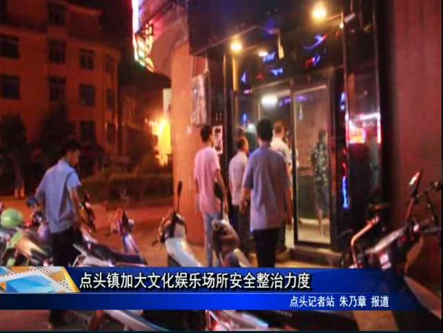 點頭鎮加大文化娛樂場所安全整治力度