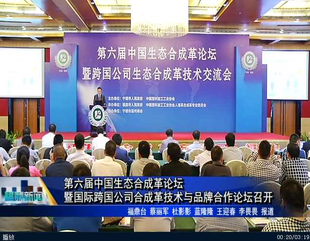 第六屆中國生態合成革論壇暨國際跨國公司合成革技術與品牌合作論壇召開