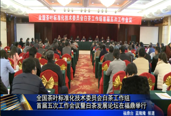 全國茶葉標準化技術委員會白茶工作組首屆五次工作會議暨白茶發展論壇在福鼎舉行