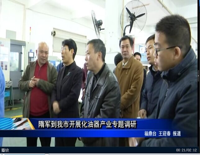 隋軍到我市開展化油器產業專題調研