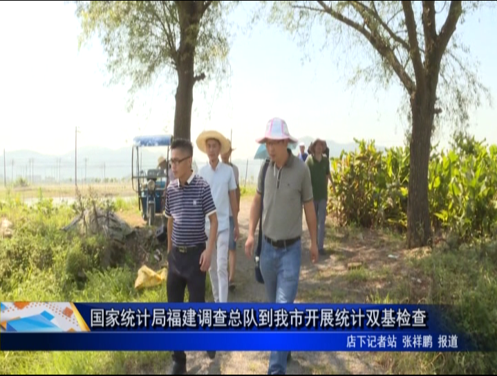 國家統計局福建調查總隊到我市開展統計雙基檢查