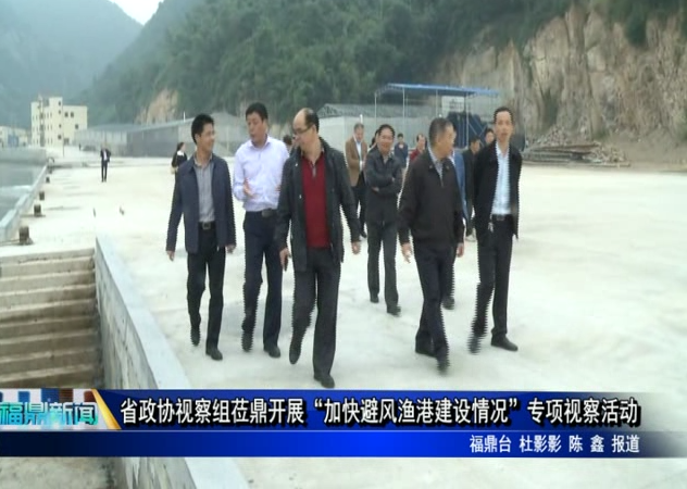 省政協視察組蒞鼎開展“加快避風漁港建設情況”專項視察活動