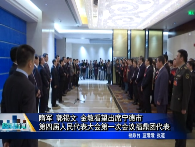 隋軍 郭錫文 金敏看望出席寧德市第四屆人民代表大會(huì)第一次會(huì)議福鼎團(tuán)代表