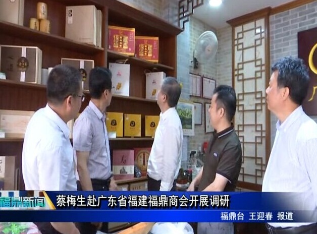 蔡梅生赴廣東省福建福鼎商會開展調研