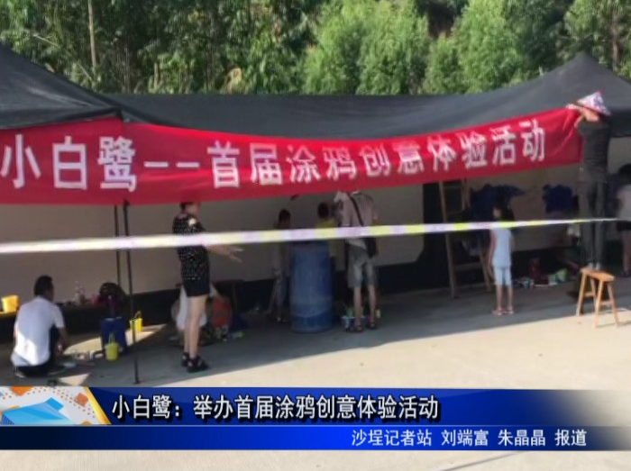 小白鷺：舉辦首屆涂鴉創意體驗活動