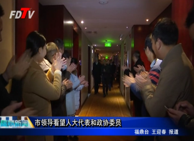 市領導看望人大代表和政協委員
