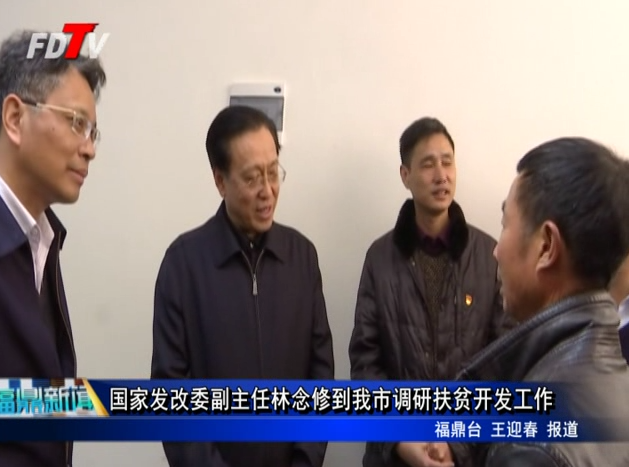國家發(fā)改委副主任林念修到我市調(diào)研扶貧開發(fā)工作