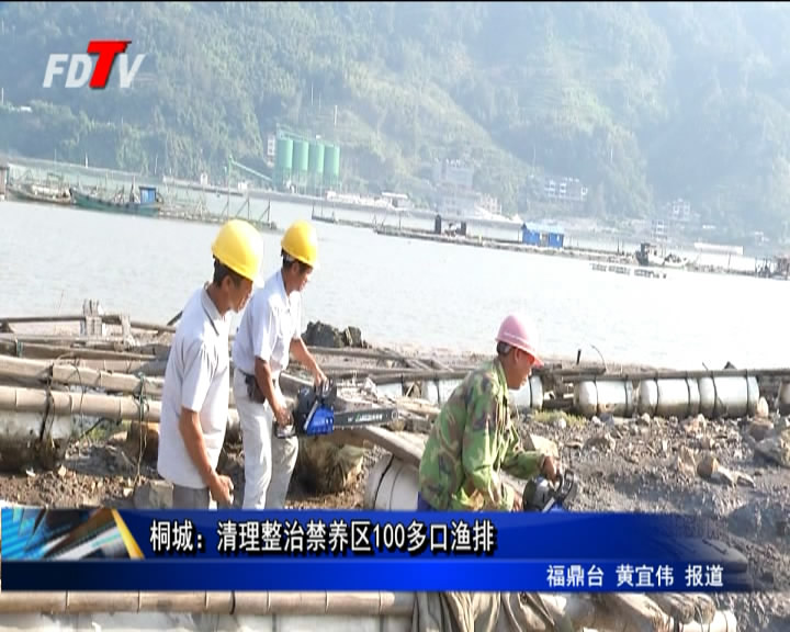 桐城：清理整治禁養區100多口漁排