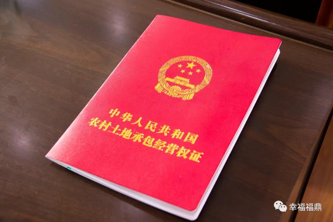 福鼎市頒發首批《農村土地承包經營權證》，農民土地有了“身份證”