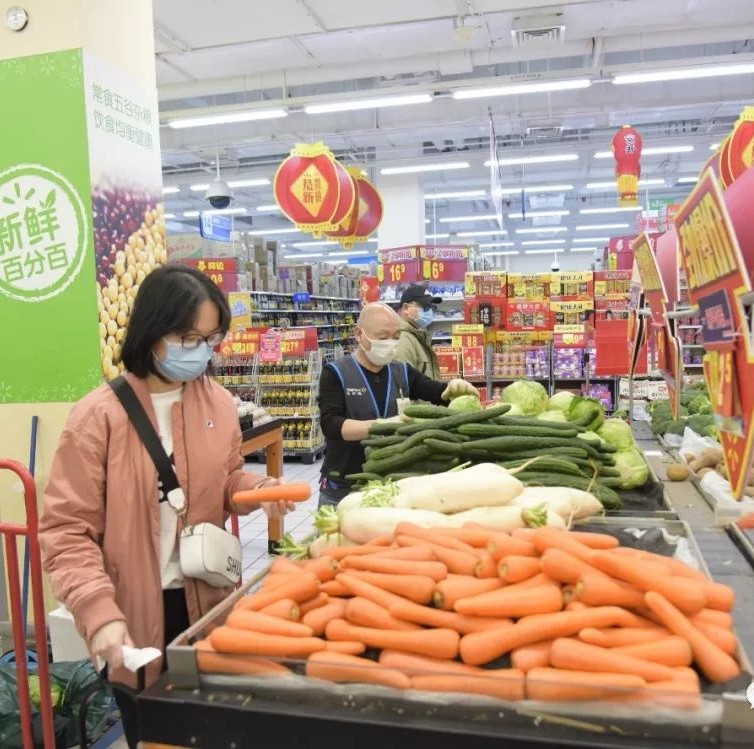 疫情期間福鼎市場供應穩定，市民購貨如常