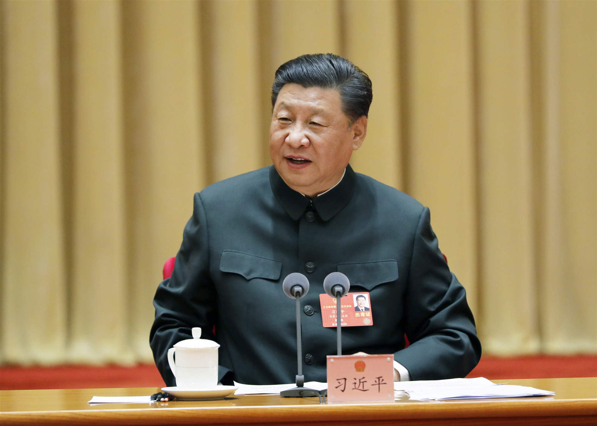 習(xí)近平在出席解放軍和武警部隊(duì)代表團(tuán)全體會(huì)議時(shí)強(qiáng)調(diào) 在疫情防控常態(tài)化前提下扎實(shí)推進(jìn)軍隊(duì)各項(xiàng)工作 堅(jiān)決實(shí)現(xiàn)國防和軍隊(duì)建設(shè)2020年目標(biāo)任務(wù)