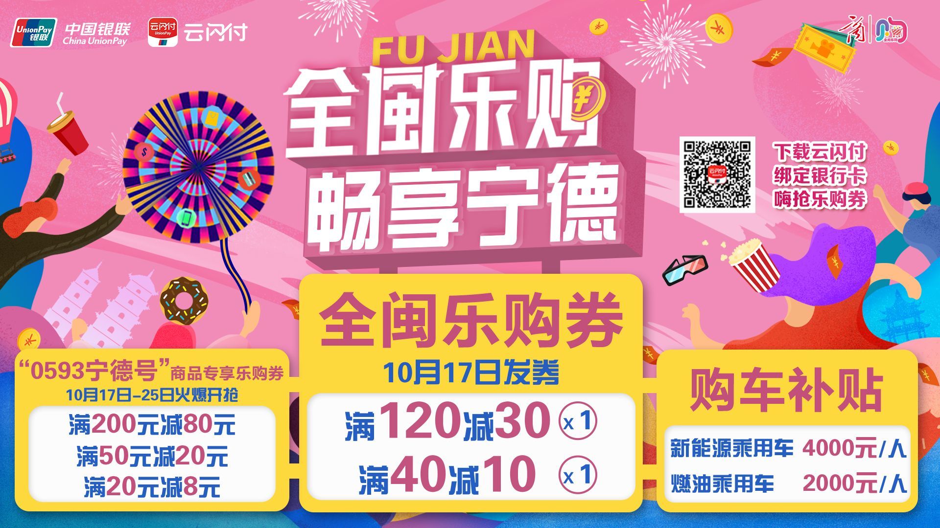 9000萬元！“全閩樂購·暢享寧德”全閩樂購券來了！怎么領看這里~~~