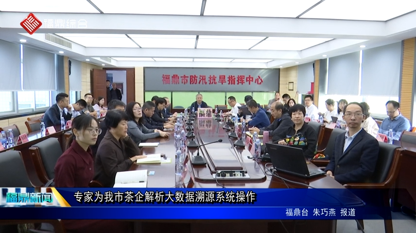 專家為我市茶企解析大數據溯源系統操作