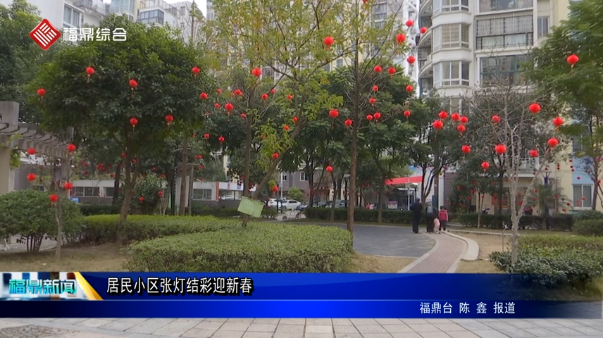 【網絡中國節(jié)?春節(jié)】居民小區(qū)張燈結彩迎新春