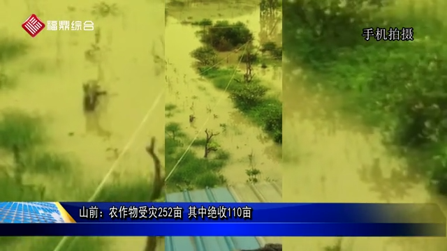 山前：農作物受災252畝，其中絕收110畝
