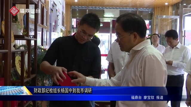 財政部紀檢組長楊國中到我市調研