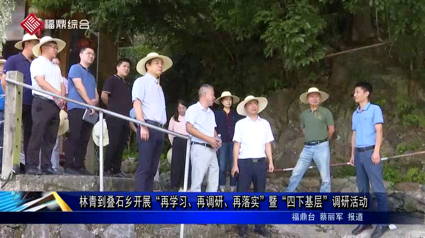林青到疊石鄉(xiāng)開展“再學(xué)習(xí)、再調(diào)研、再落實(shí)”暨“四下基層”調(diào)研活動(dòng)