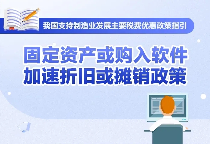 企業的固定資產或購入軟件如何加速折舊或攤銷？一張圖講清楚