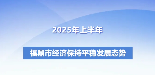 2025年福鼎經濟“半年報”來了→