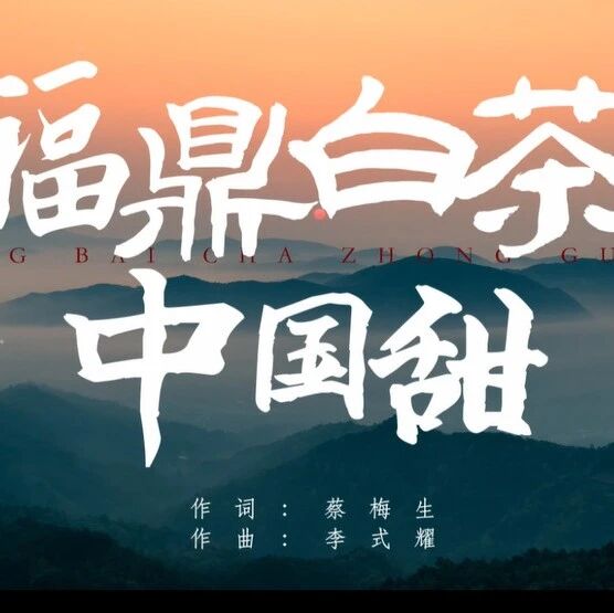 福鼎白茶原創歌曲《福鼎白茶中國甜》搶“鮮”聽！